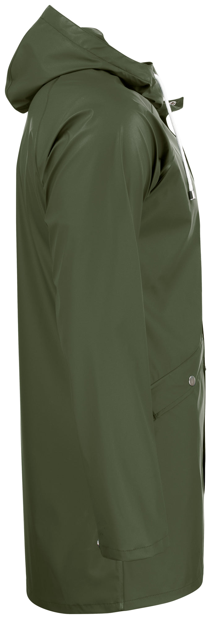 Clique Classic Rain Jacket – Jegergrønn – høyre side