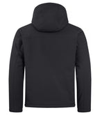 Clique Padded Hoody Softshell – Svart – bakside