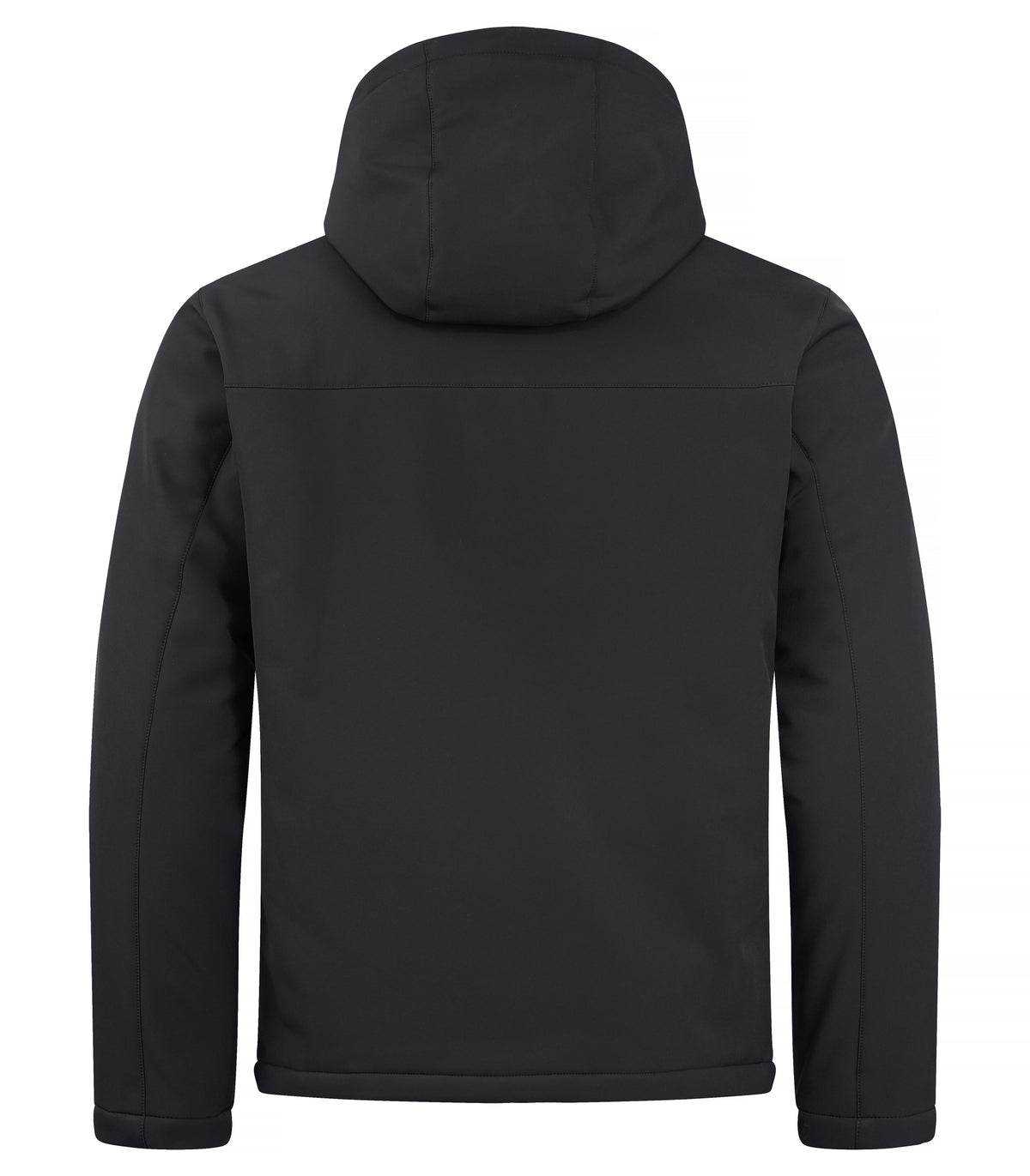 Clique Padded Hoody Softshell – Svart – bakside