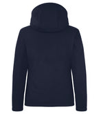 Clique Padded Hoody Softshell – dame – Mørk marineblå – bakside
