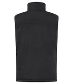 Clique Padded Softshell Vest – Svart – bakside