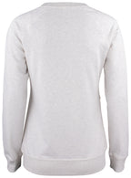Clique Premium OC Roundneck – dame – Naturmelert – bakside