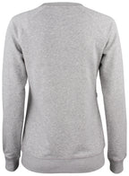 Clique Premium OC Roundneck – dame – Gråmelert – bakside