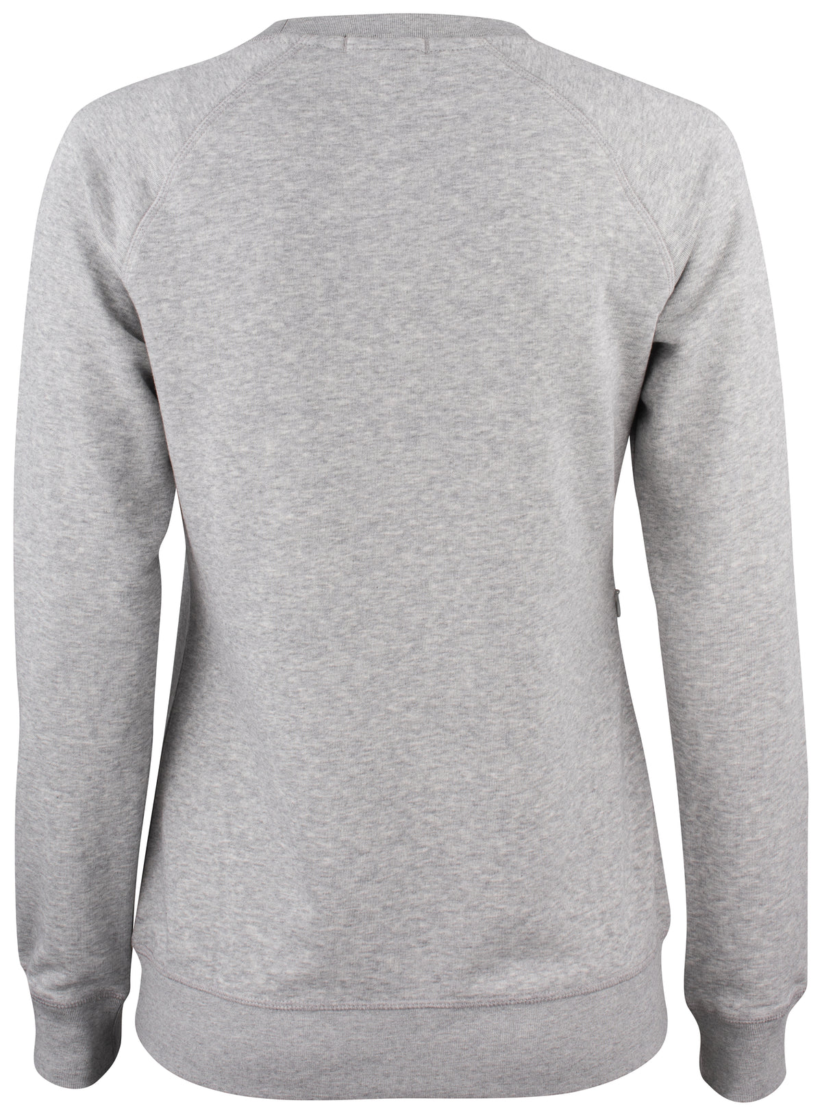 Clique Premium OC Roundneck – dame – Gråmelert – bakside