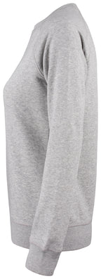 Clique Premium OC Roundneck – dame – Gråmelert – venstre side
