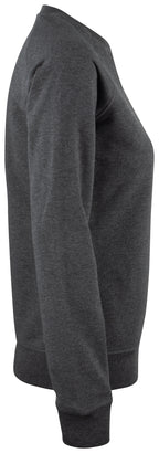 Clique Premium OC Roundneck – dame – Antrasittmelert – høyre side