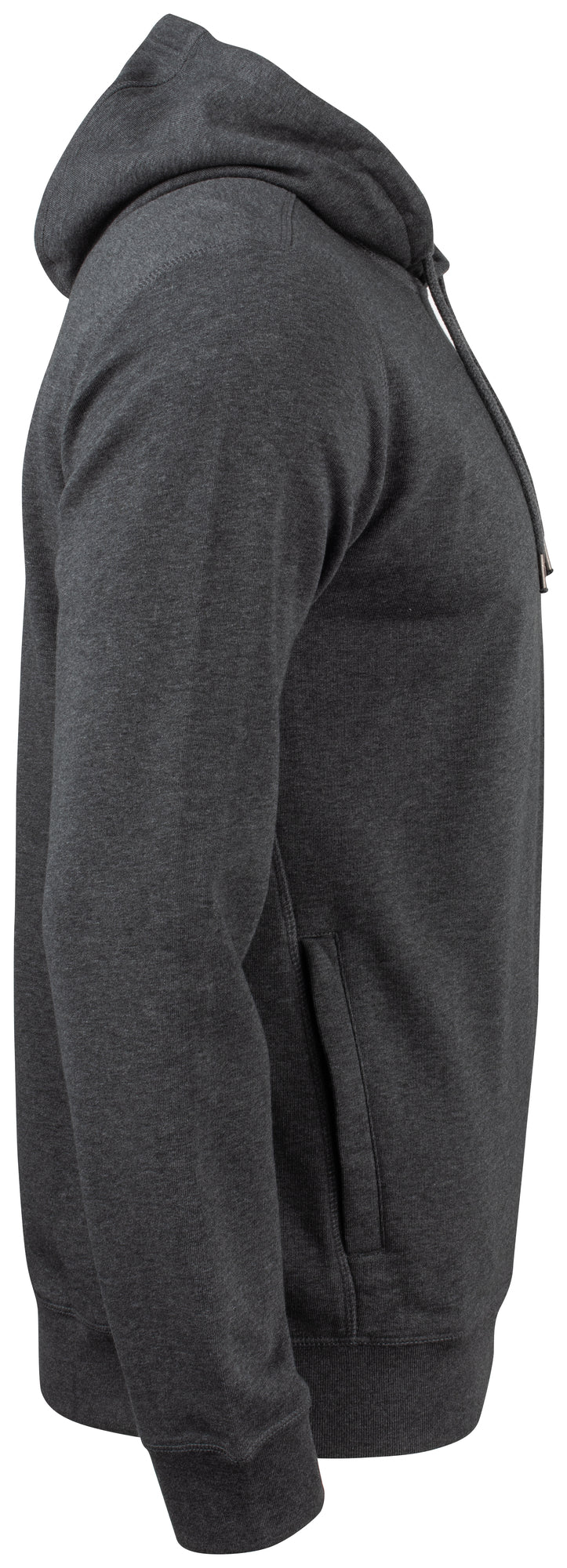 Clique Premium OC Hoody – Antrasittmelert – høyre side