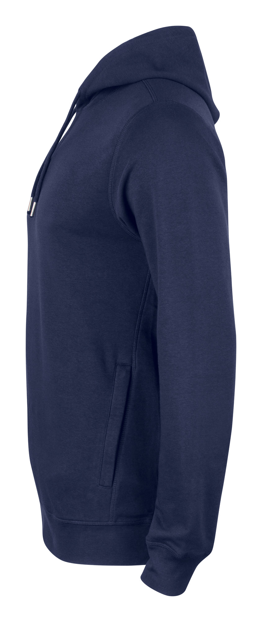 Clique Premium OC Hoody – Mørk marineblå – venstre side