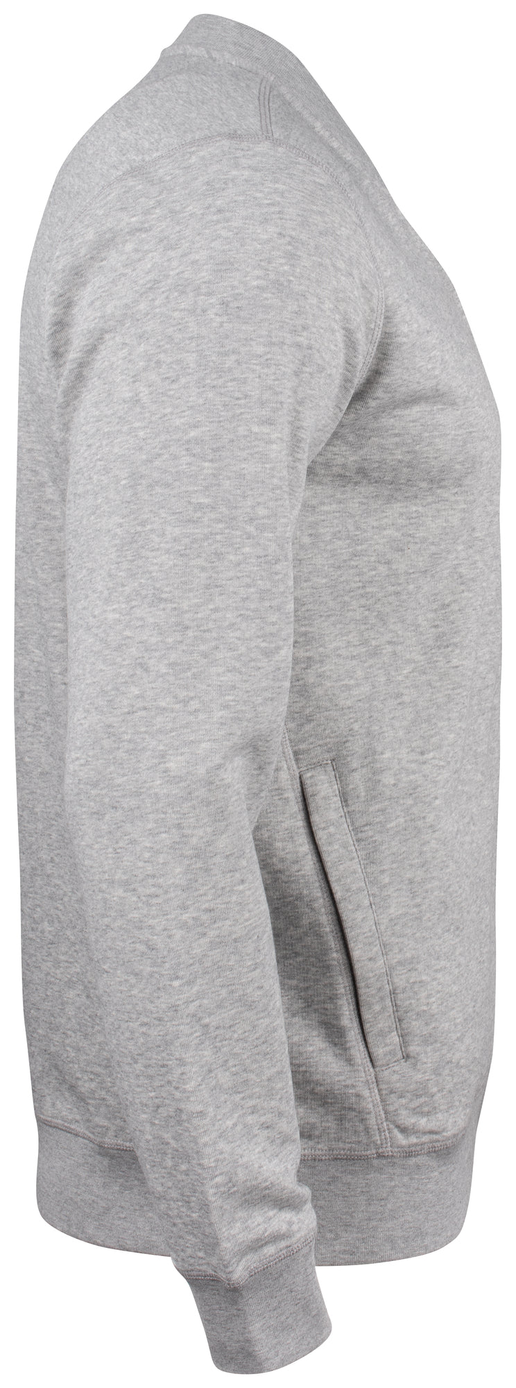 Clique Premium OC Cardigan – Gråmelert – høyre side