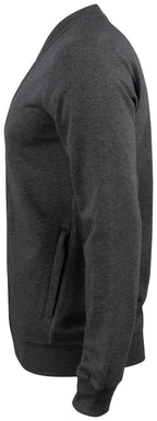 Clique Premium OC Cardigan – Antrasittmelert – venstre side