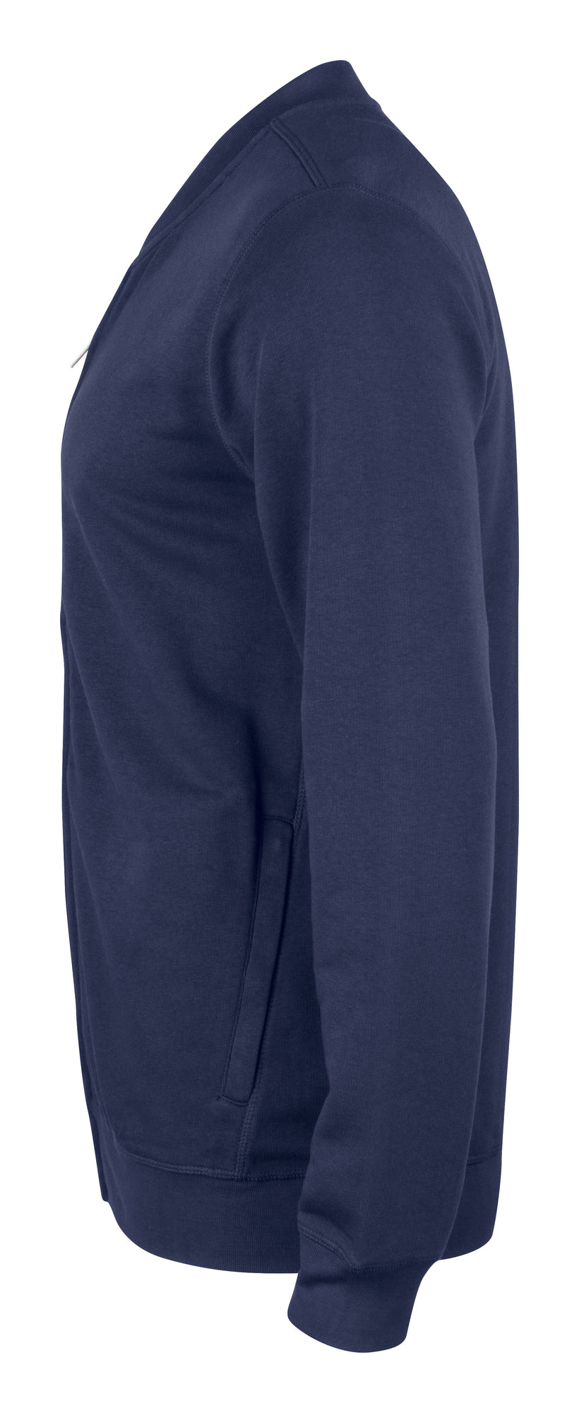 Clique Premium OC Cardigan – Mørk marineblå – venstre side
