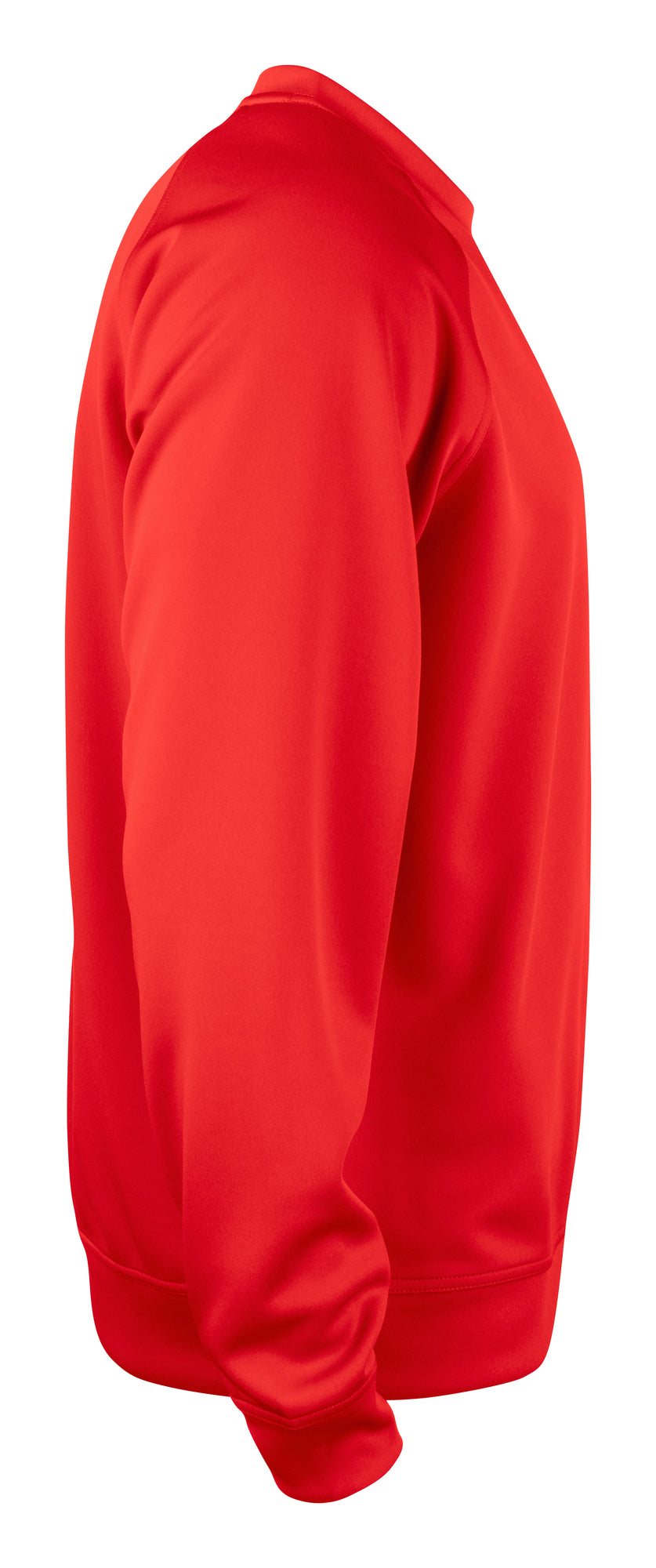 Clique Basic Active Roundneck – Rød – høyre side
