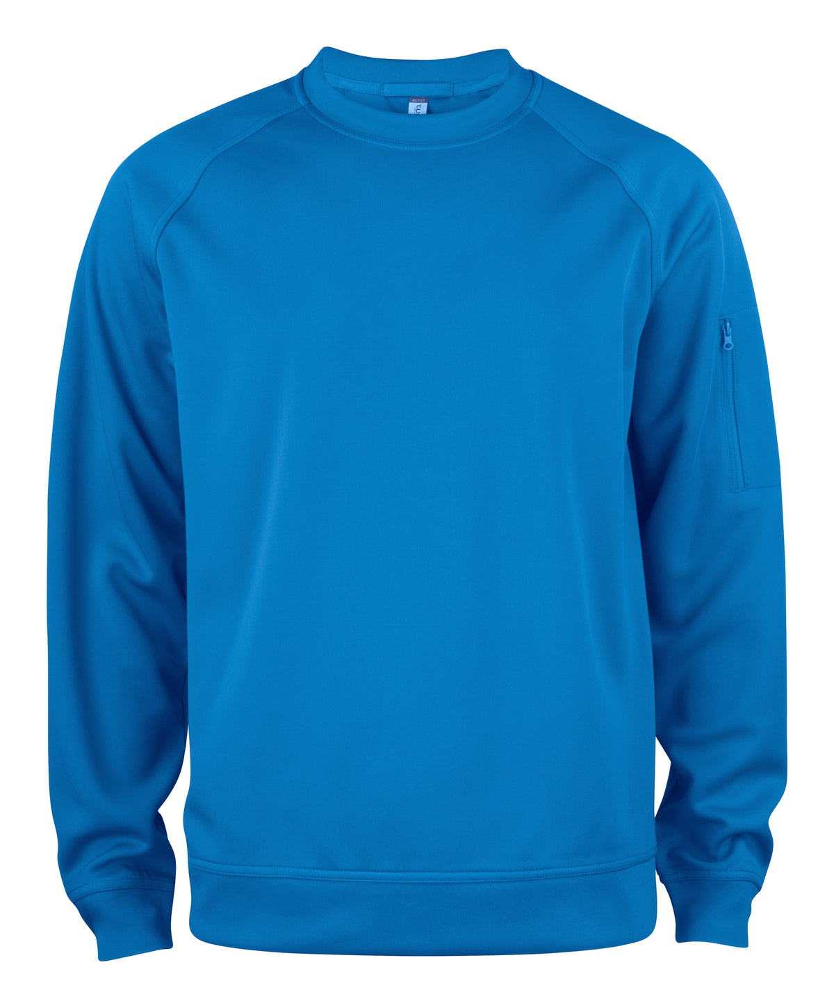 Clique Basic Active Roundneck – Kongeblå – forside
