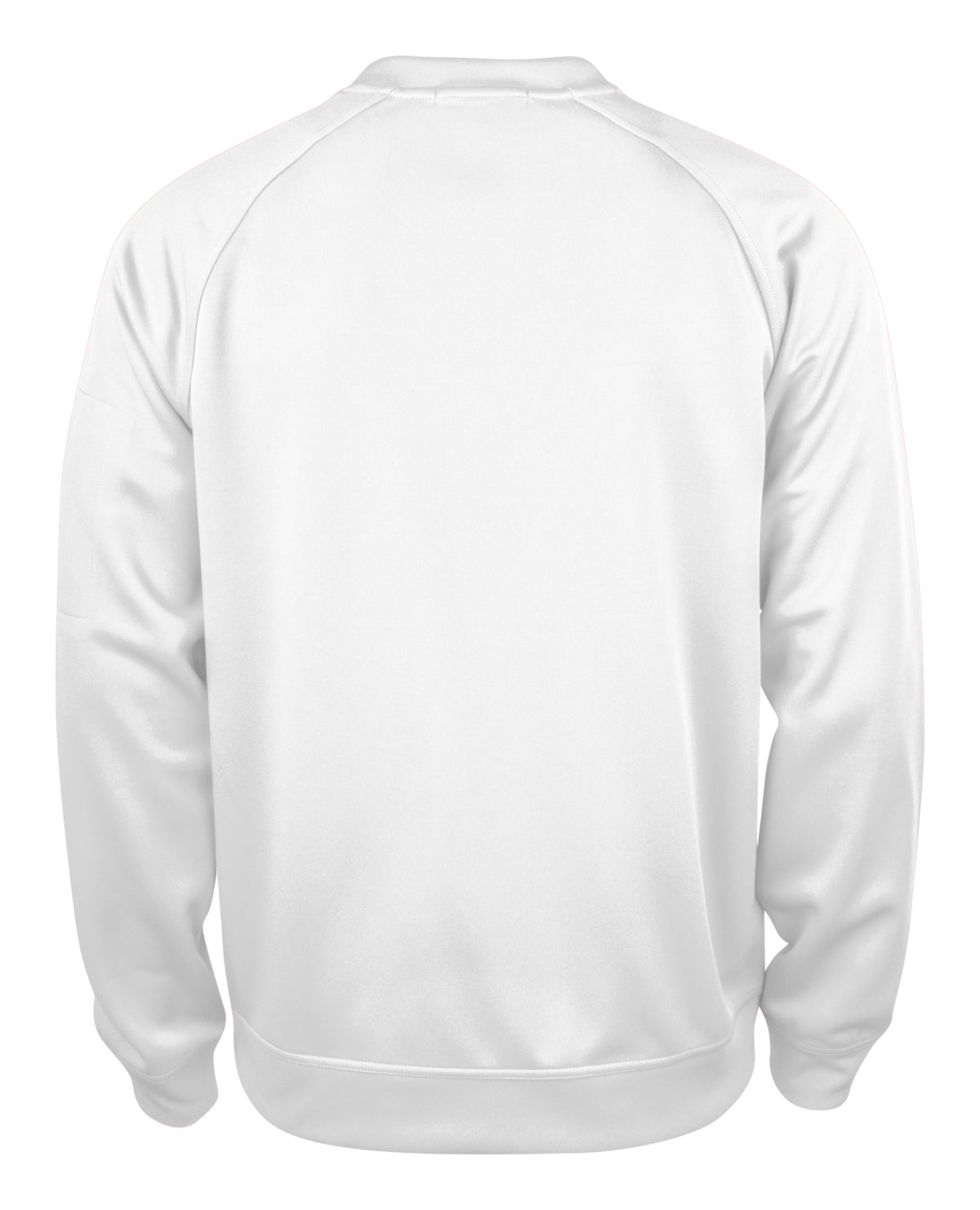 Clique Basic Active Roundneck – Hvit – bakside