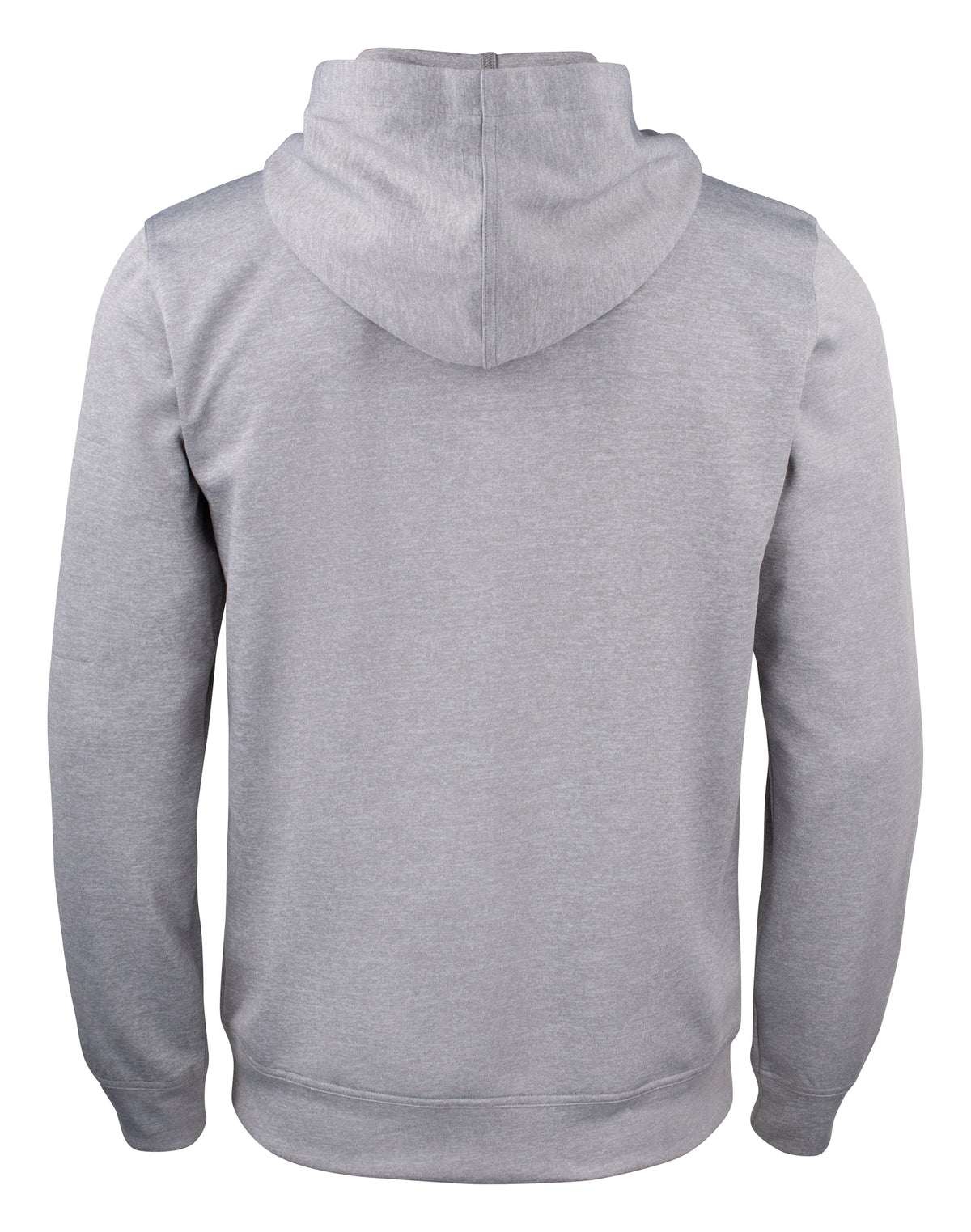 Clique Basic Active Hoody – Gråmelert – bakside