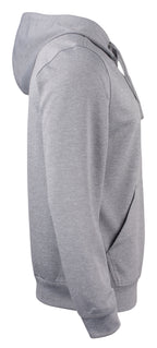 Clique Basic Active Hoody – Gråmelert – høyre side