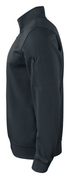 Clique Basic Active Half Zip – Svart – venstre side