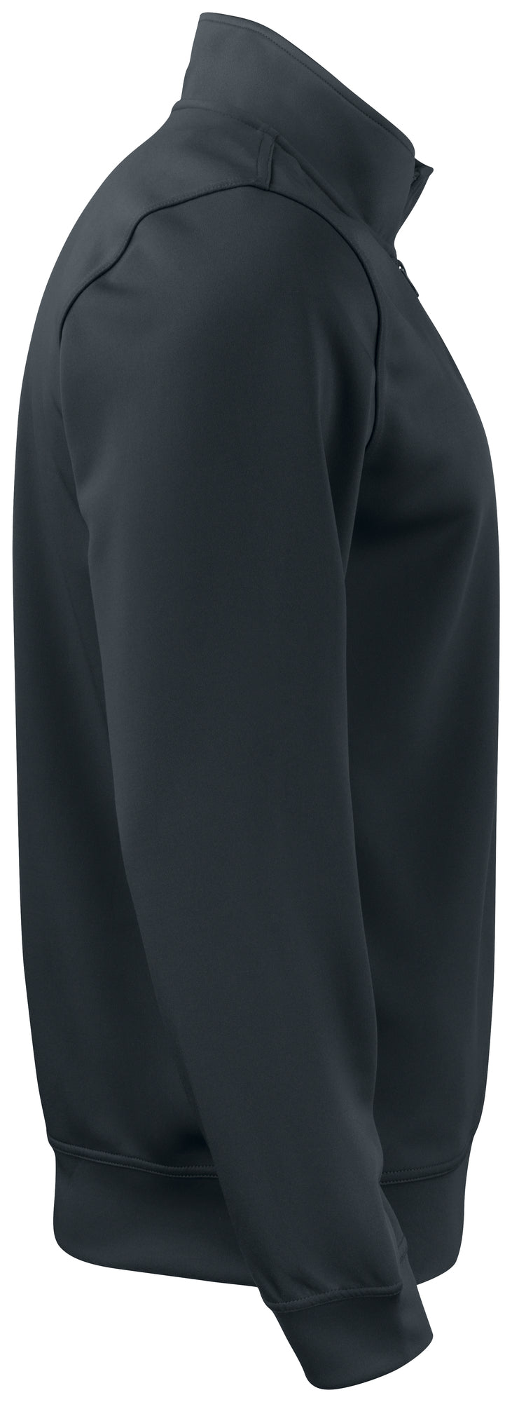 Clique Basic Active Half Zip – Svart – høyre side