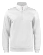 Clique Basic Active Half Zip – Hvit – forside
