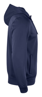 Clique Basic Active Hoody Full Zip – Mørk marineblå – høyre side