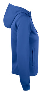 Clique Basic Active Hoody Full Zip – dame – Kongeblå – høyre side