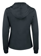 Clique Basic Active Hoody Full Zip – dame – Svart – bakside
