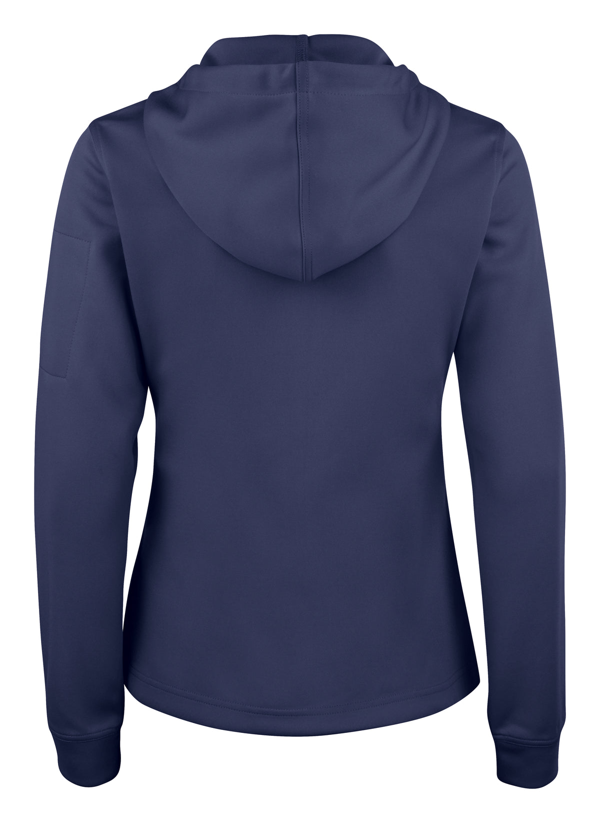 Clique Basic Active Hoody Full Zip – dame – Mørk marineblå – bakside