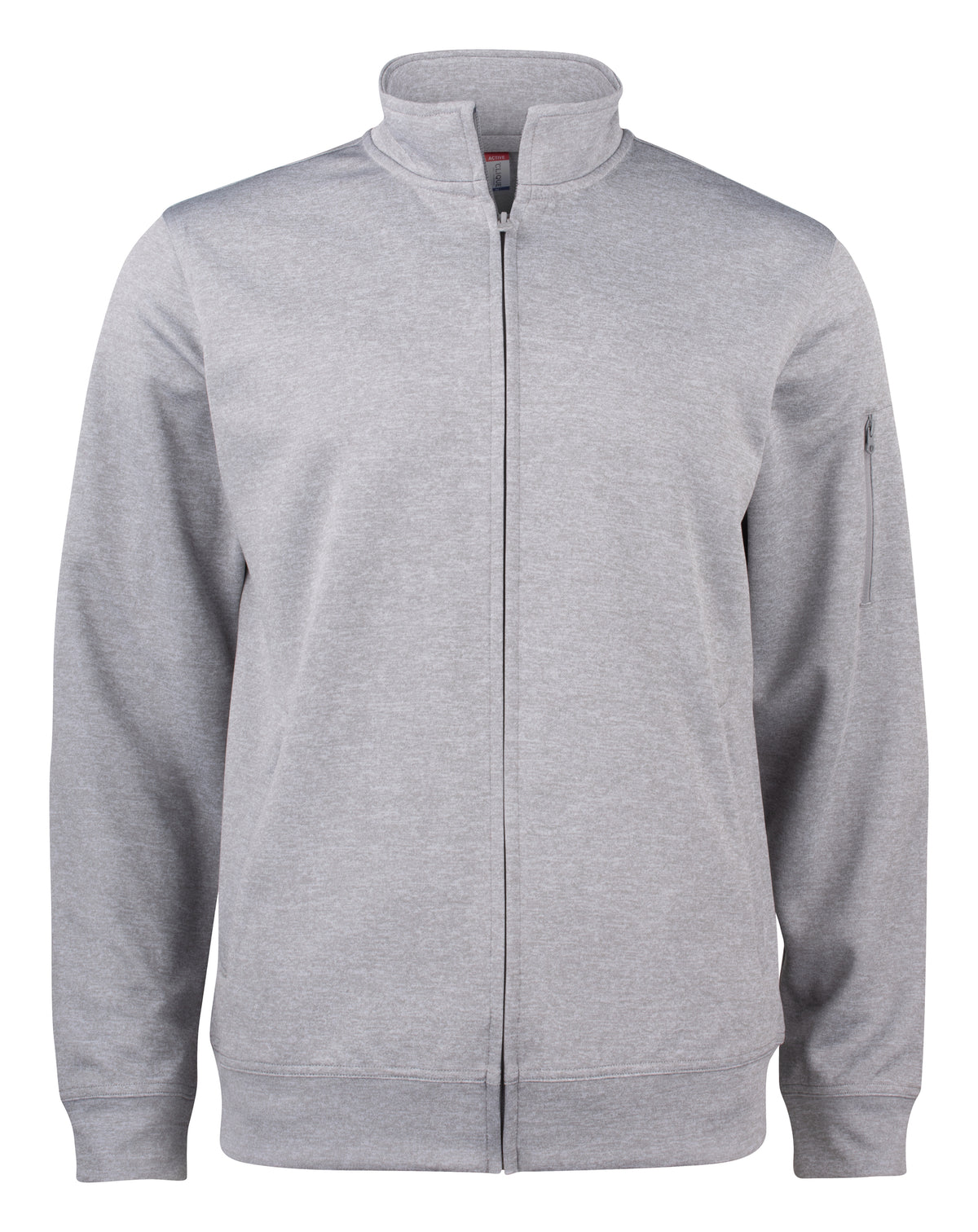 Clique Basic Active Cardigan – Gråmelert – forside