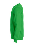 Clique Basic Roundneck – junior – Eplegrønn – venstre side