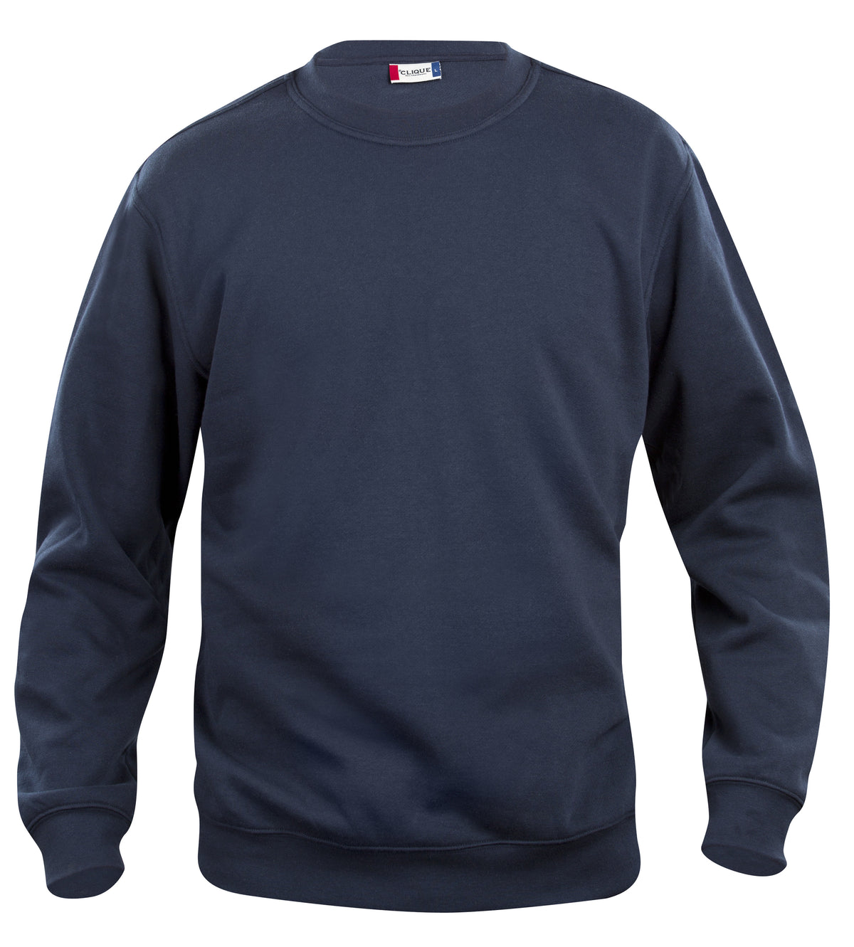 Clique Basic Roundneck – junior – Mørk marineblå – forside