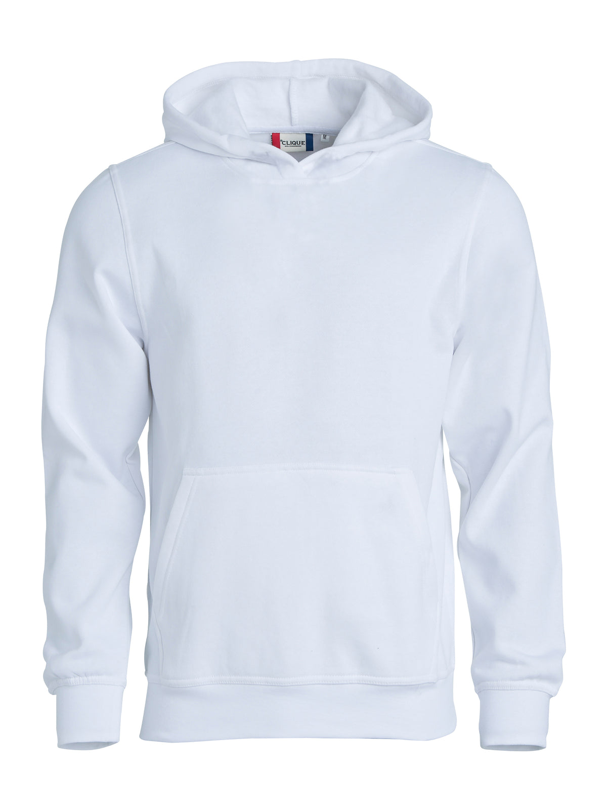 Clique Basic Hoody – junior – Hvit – forside