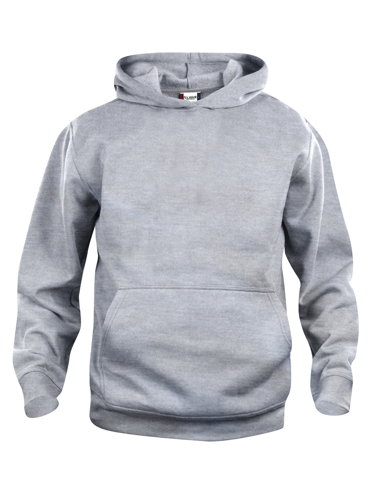 Clique Basic Hoody – junior – Gråmelert – forside