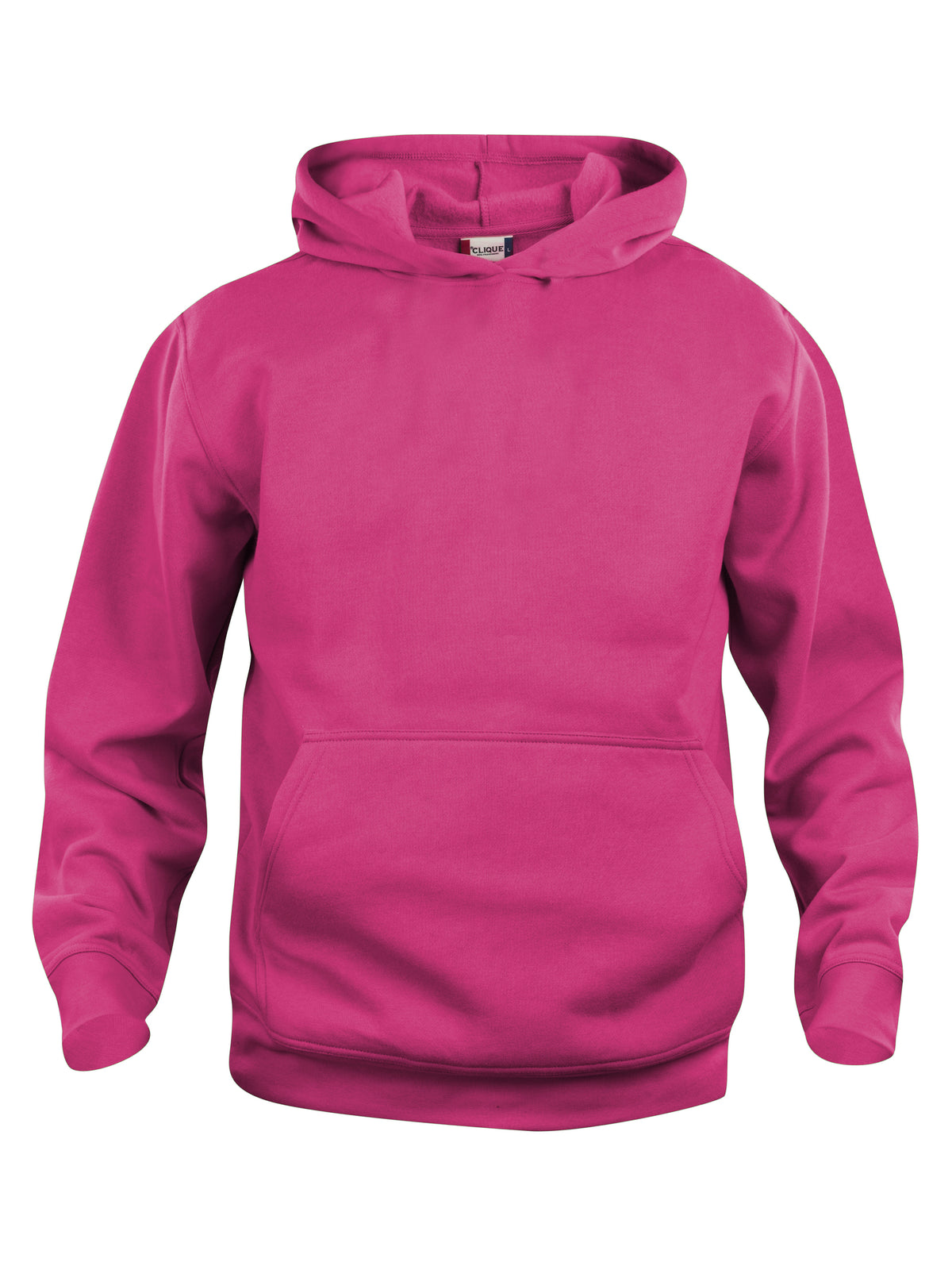 Clique Basic Hoody – junior – Cerise – forside