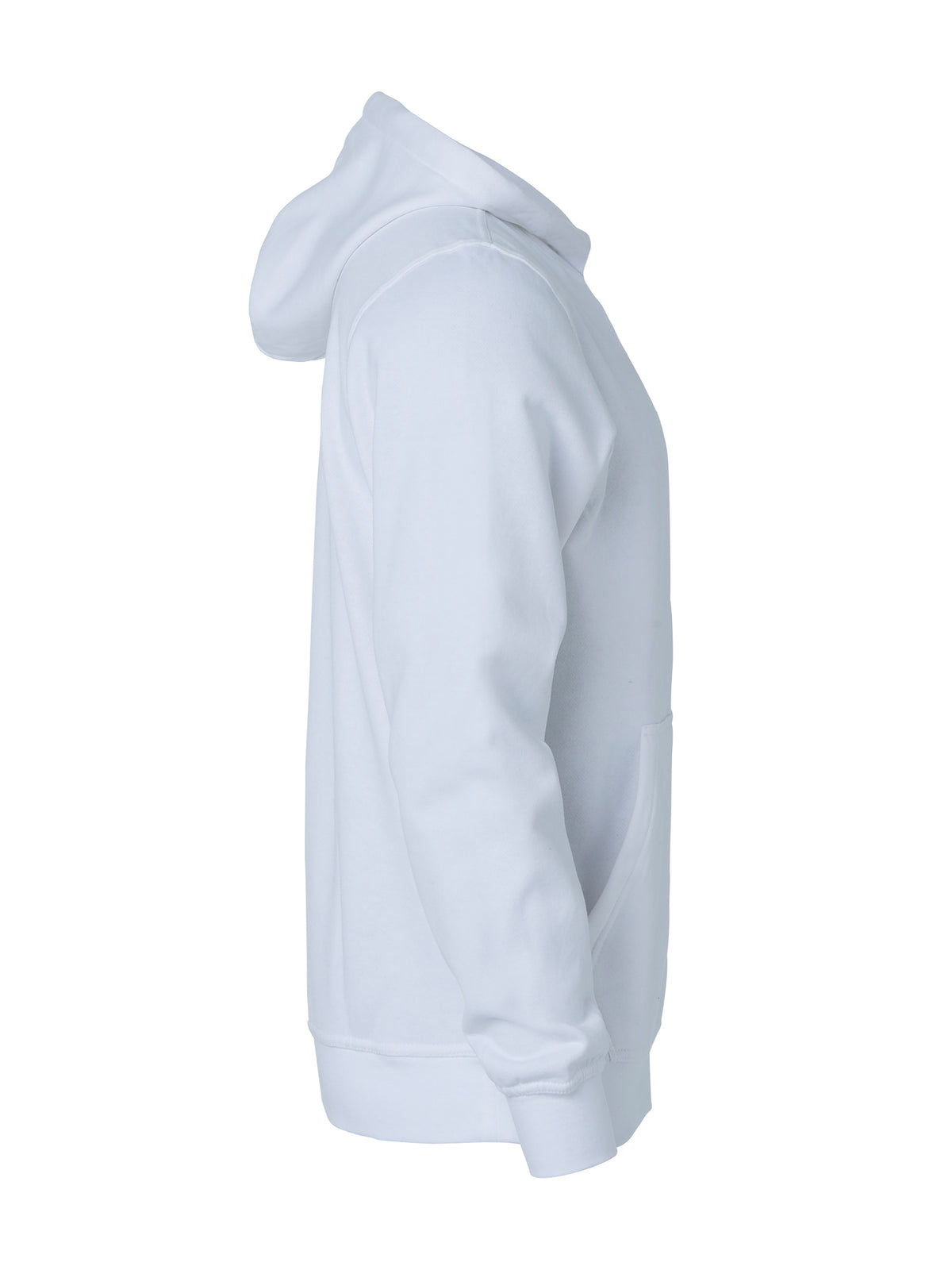 Clique Basic Hoody – junior – Hvit – høyre side