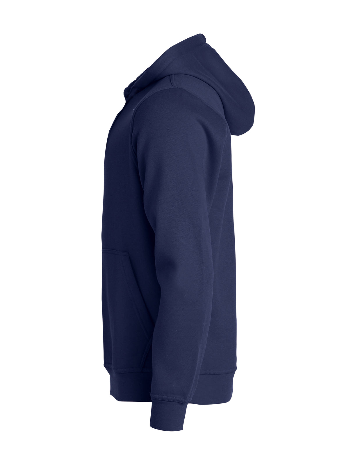Clique Basic Hoody – junior – Mørk marineblå – venstre side