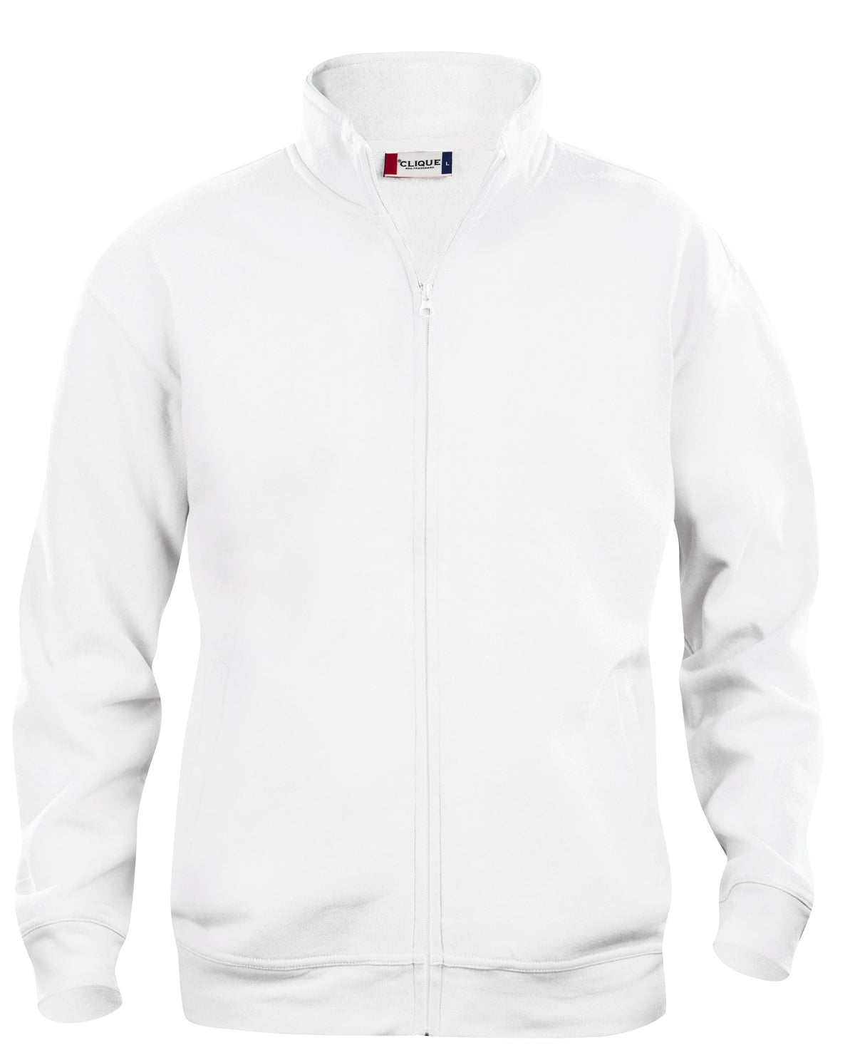 Clique Basic Cardigan – junior – Hvit – forside