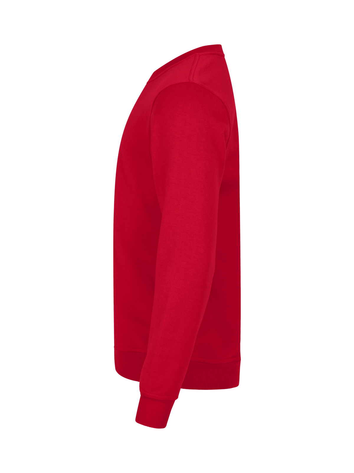 Clique Basic Roundneck – Rød – venstre side
