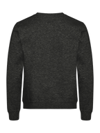 Clique Basic Roundneck – Antrasittmelert – bakside