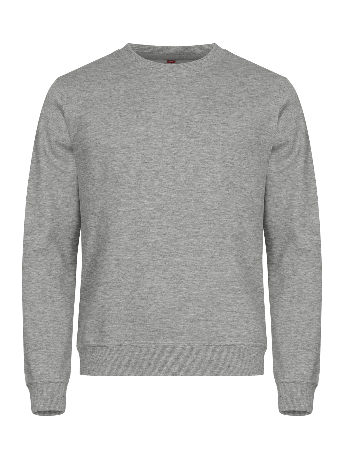 Clique Basic Roundneck – Gråmelert – forside