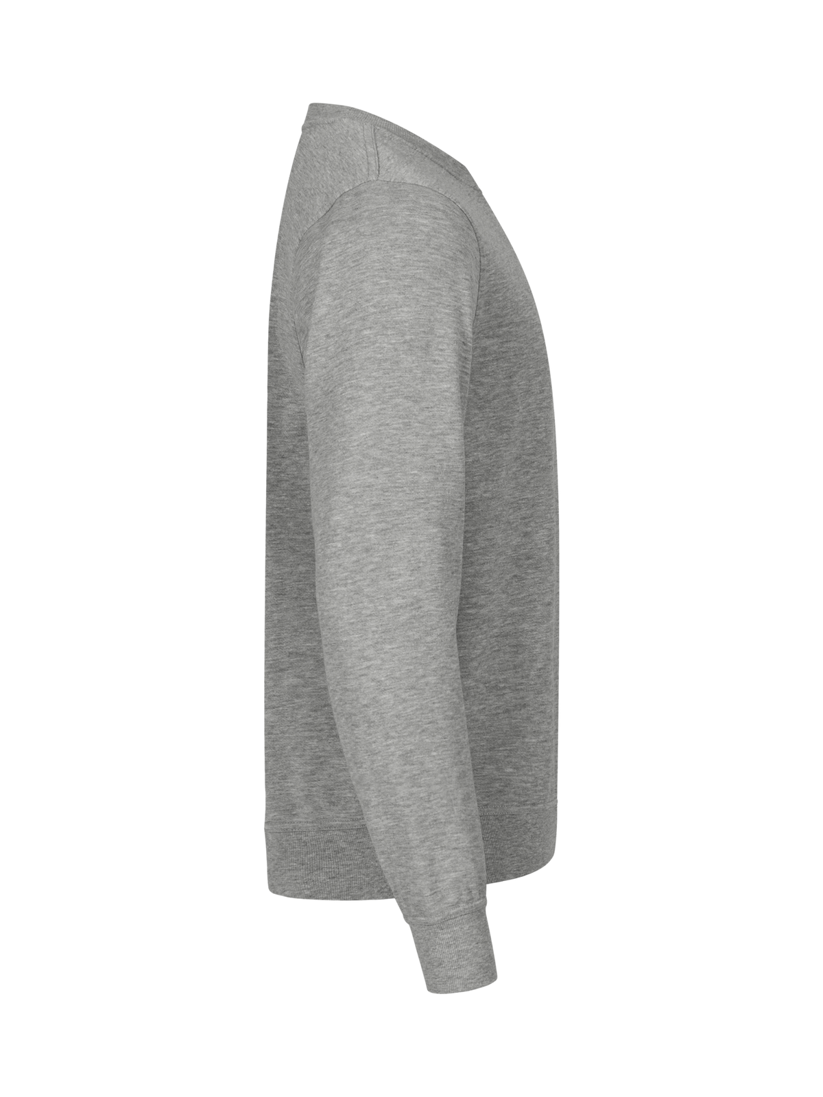 Clique Basic Roundneck – Gråmelert – høyre side