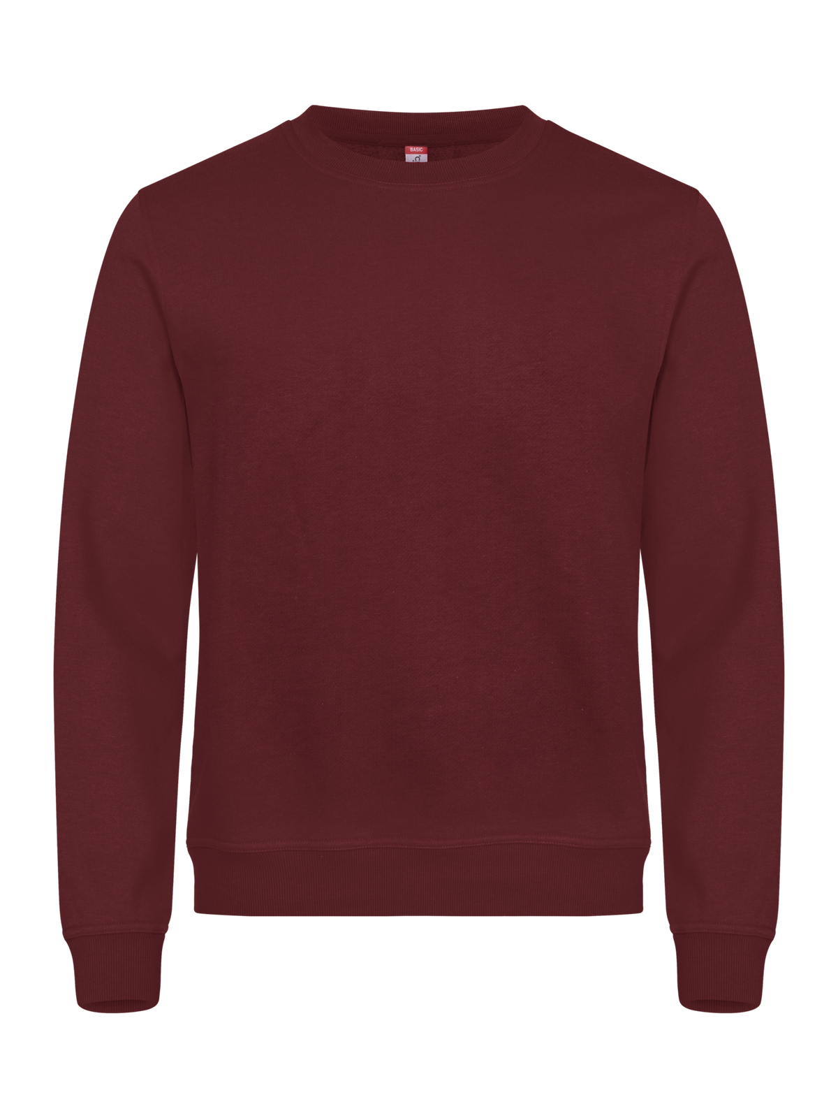 Clique Basic Roundneck – Burgunder – forside