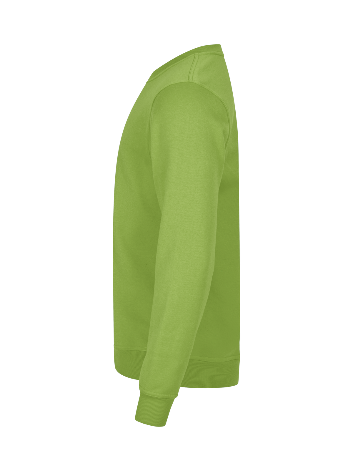 Clique Basic Roundneck – Lys grønn – venstre side