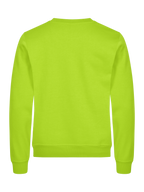 Clique Basic Roundneck – Signalgrønn – bakside