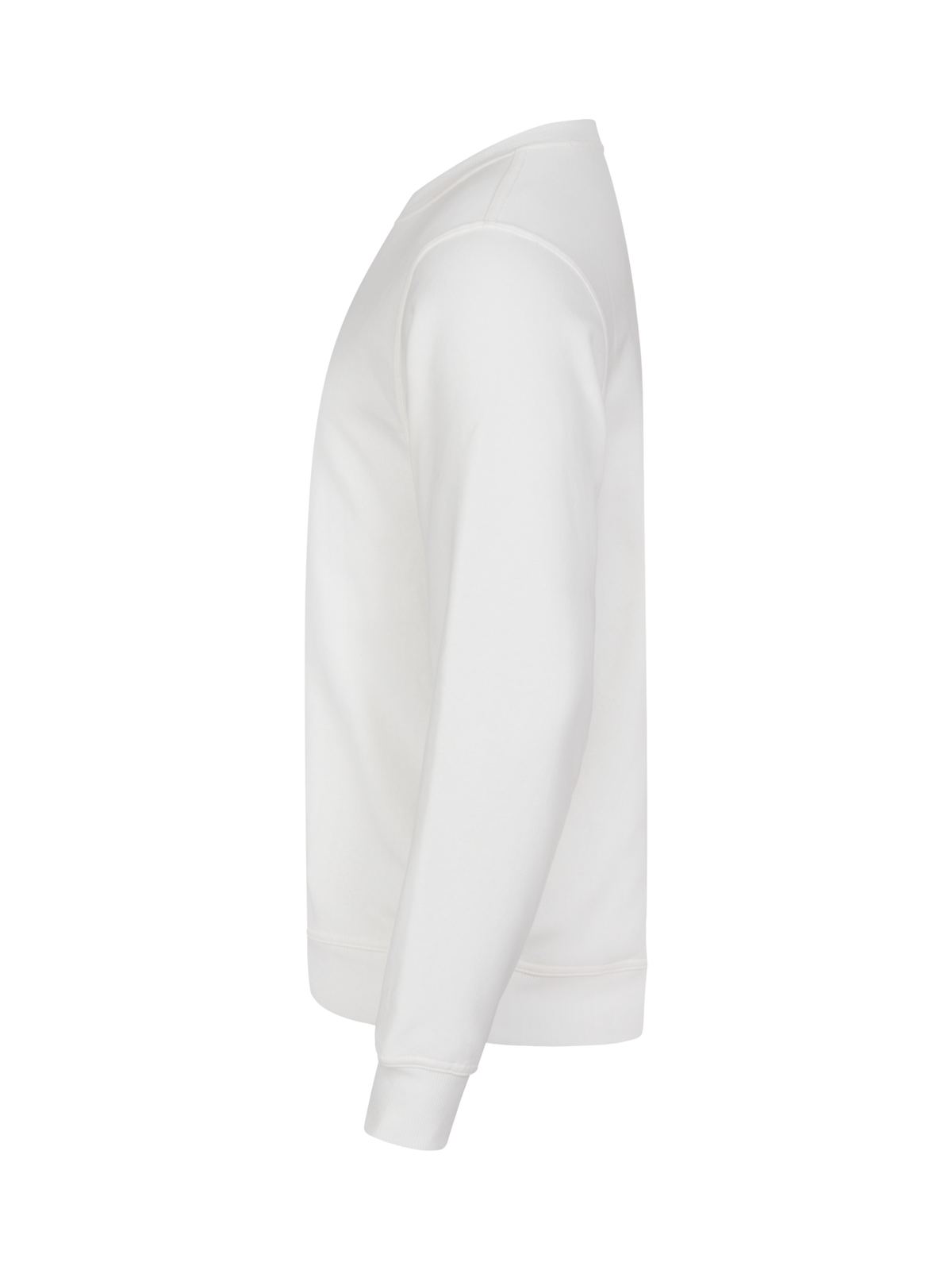 Clique Basic Roundneck – Hvit – venstre side