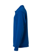 Clique Basic Polo Sweater – Kongeblå – venstre side