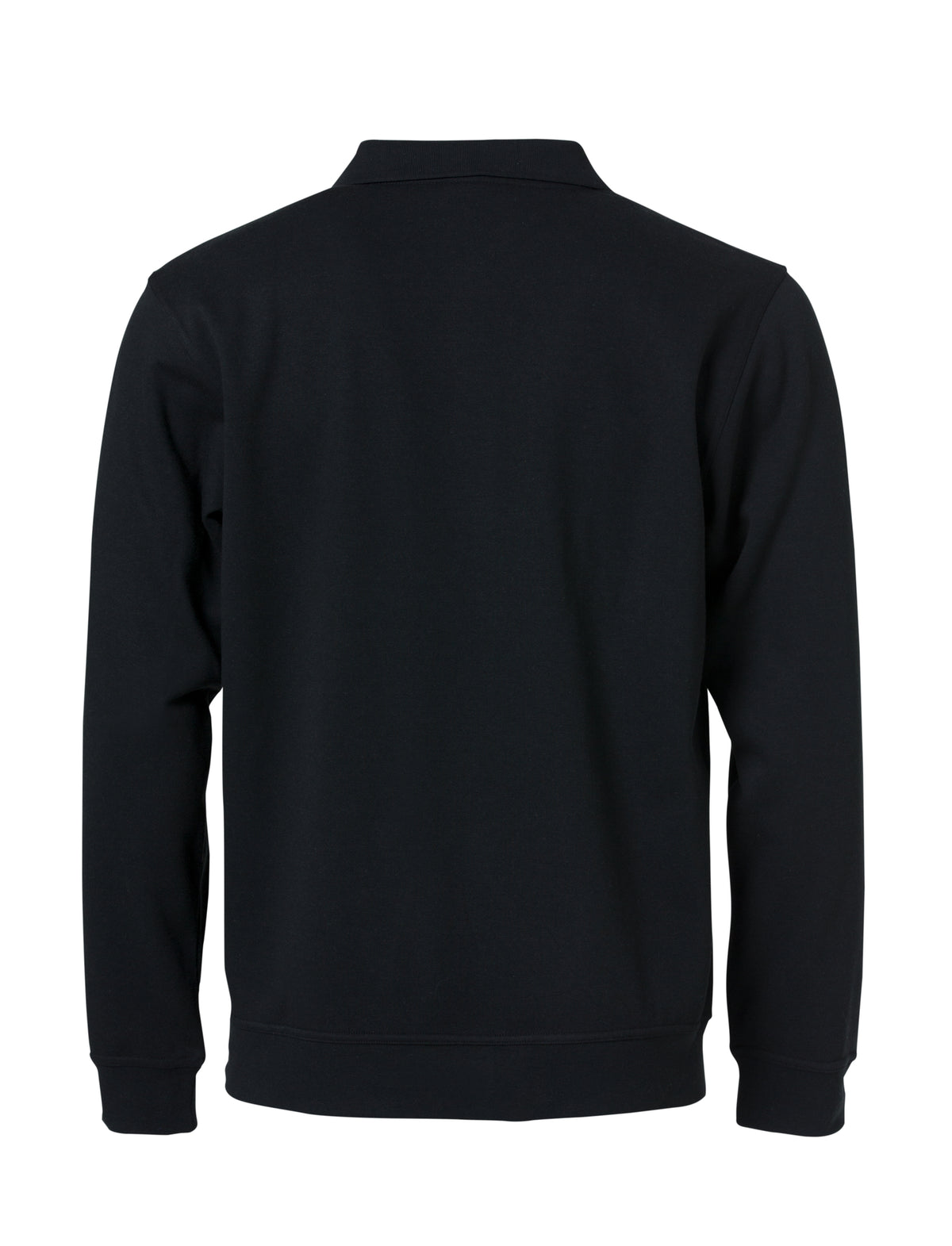 Clique Basic Polo Sweater – Svart – bakside