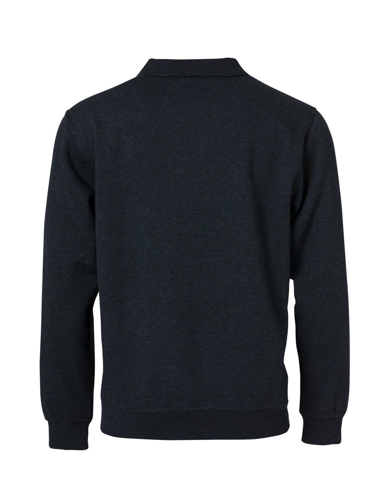 Clique Basic Polo Sweater – Antrasittmelert – bakside