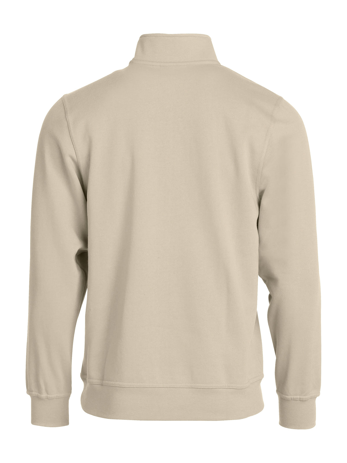 Clique Basic Half Zip – Lys khaki – bakside