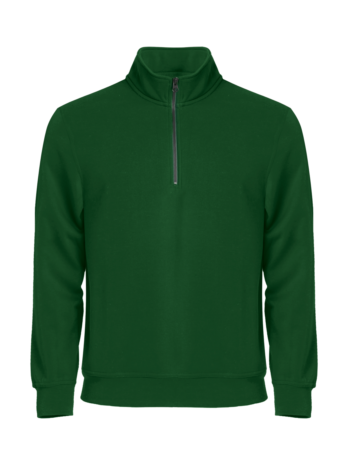 Clique Basic Half Zip – Flaskegrønn – forside