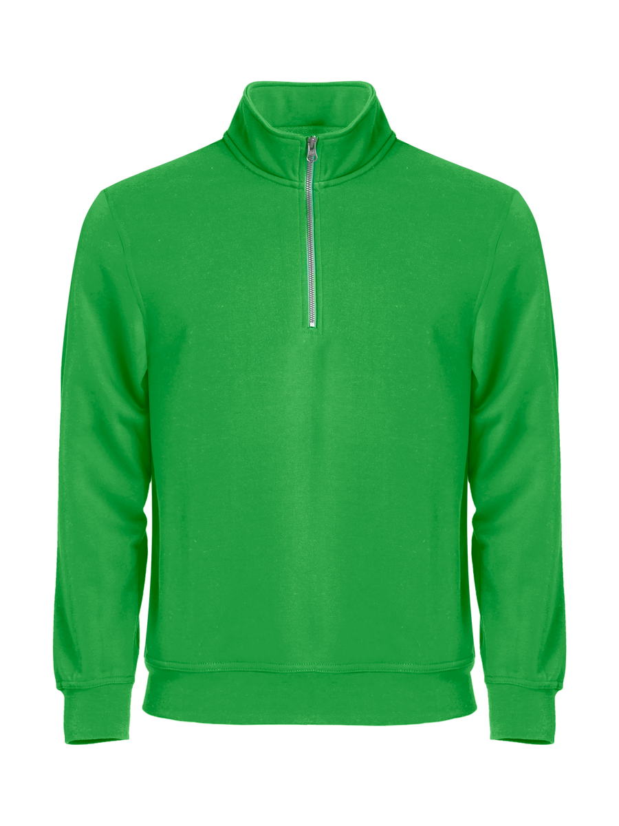Clique Basic Half Zip – Eplegrønn – forside